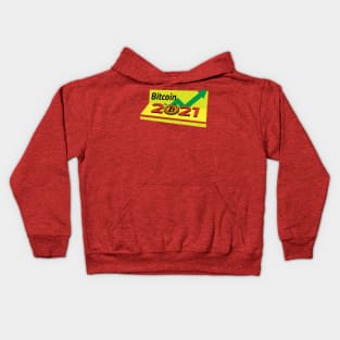 Bitcoin investment, earning 2021 Kids Hoodie